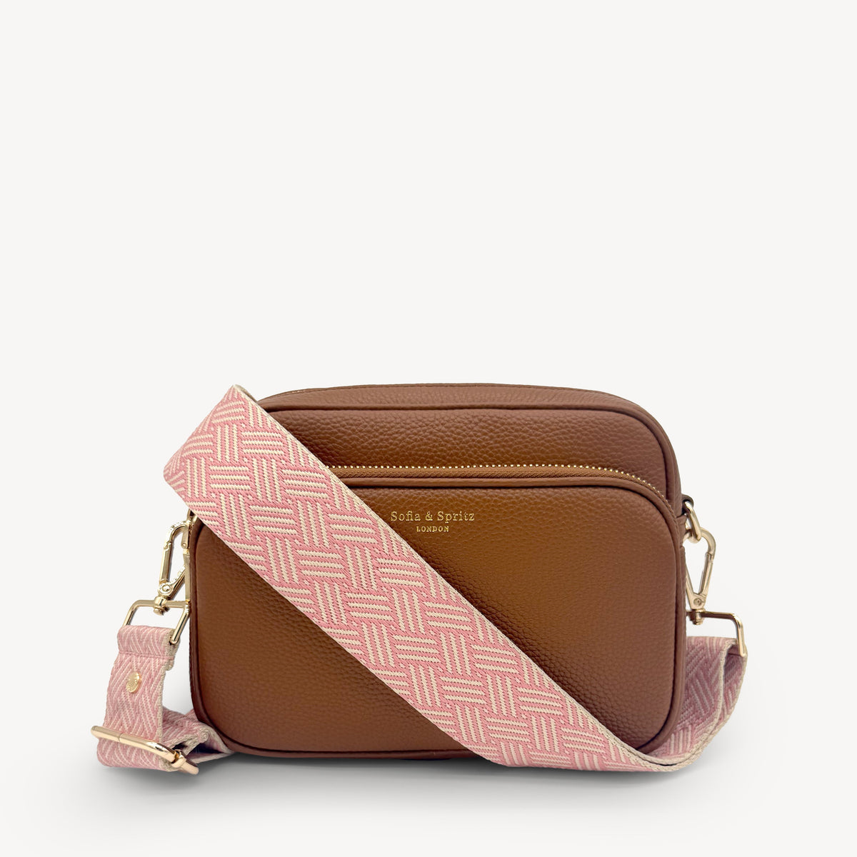 Pink & Stone Weave Strap