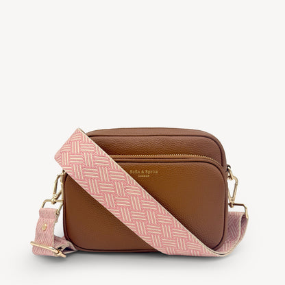 Pink & Stone Weave Strap