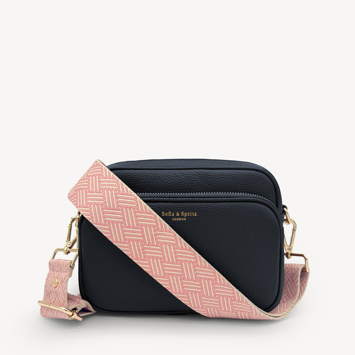 Pink & Stone Weave Strap