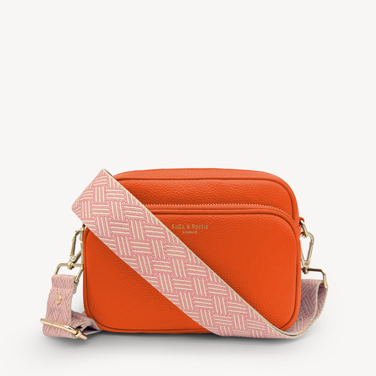 Pink & Stone Weave Strap
