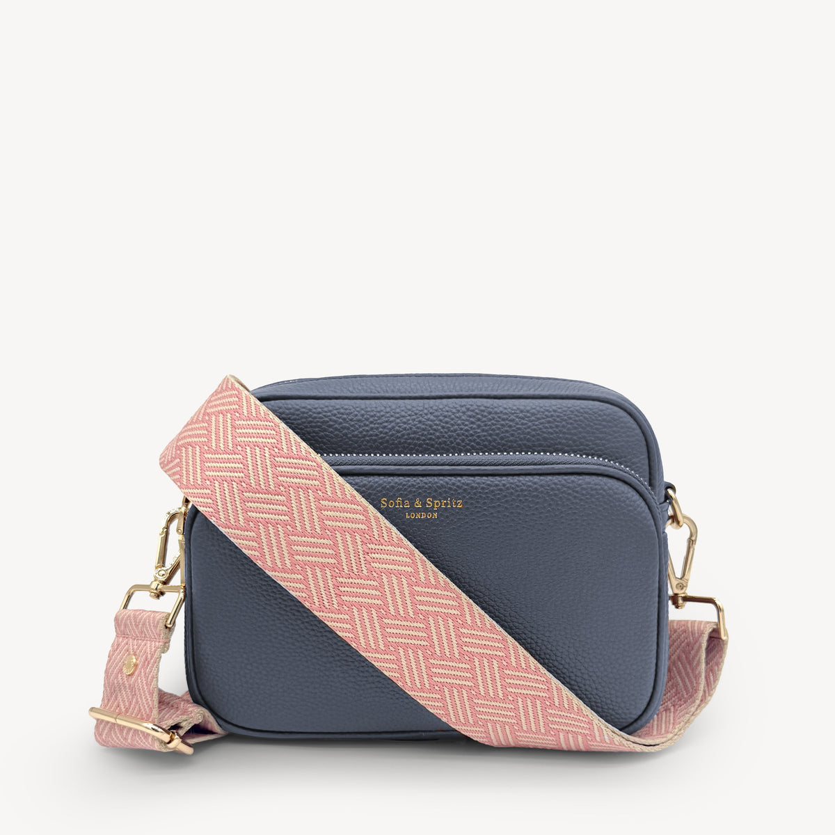 Pink & Stone Weave Strap