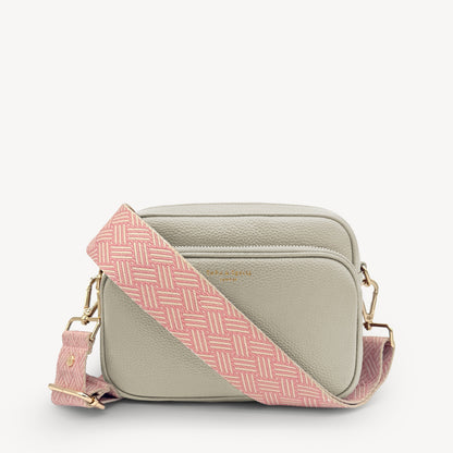 Pink & Stone Weave Strap