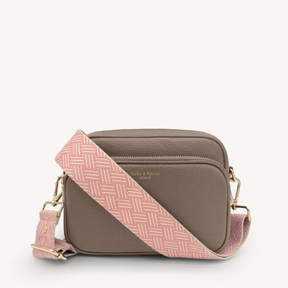 Pink & Stone Weave Strap