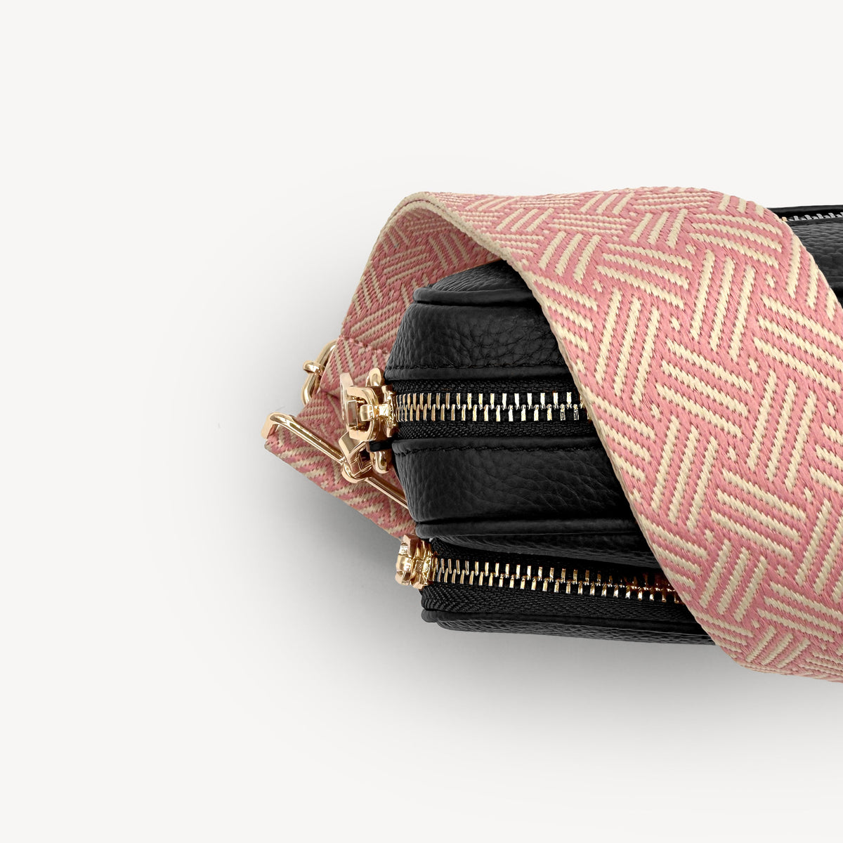 Pink & Stone Weave Strap