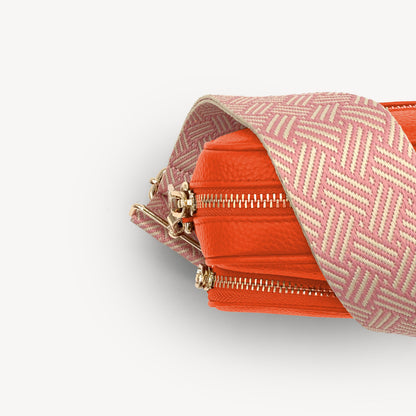 Pink & Stone Weave Strap