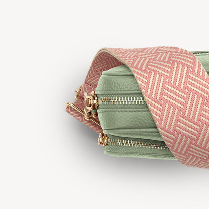 Pink & Stone Weave Strap