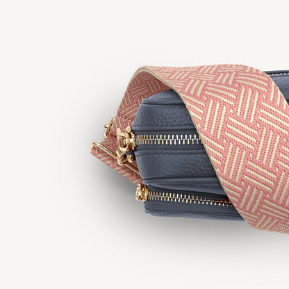 Pink & Stone Weave Strap