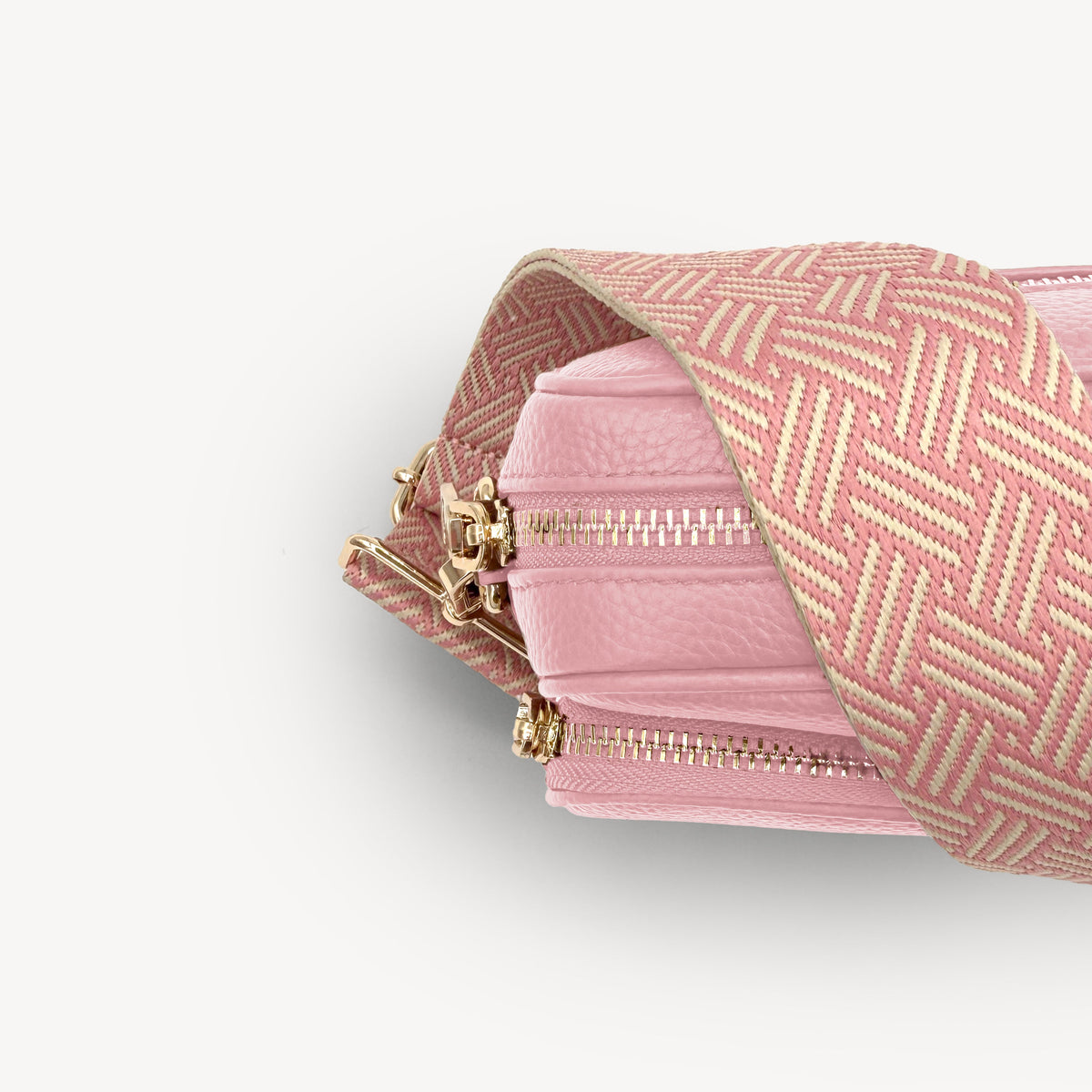 Pink & Stone Weave Strap
