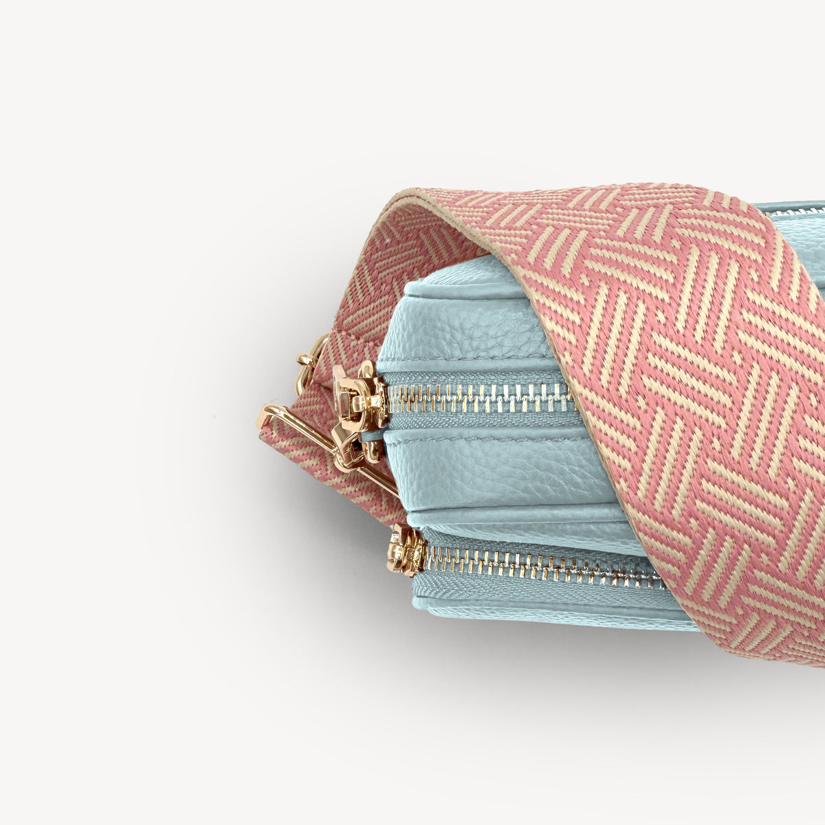 Pink & Stone Weave Strap