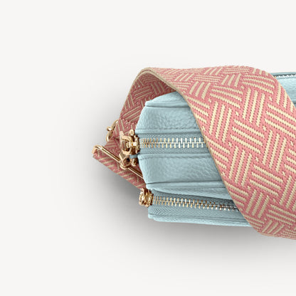Pink & Stone Weave Strap