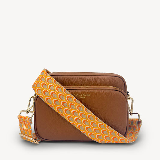 Burnt Orange Peacock Strap