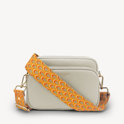 Burnt Orange Peacock Strap