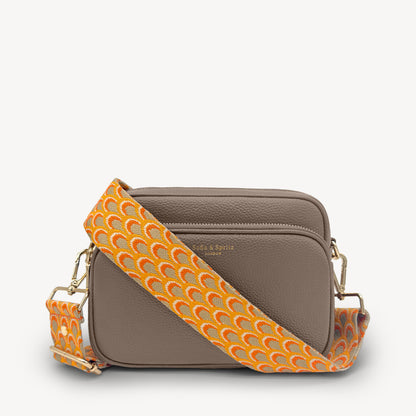 Burnt Orange Peacock Strap