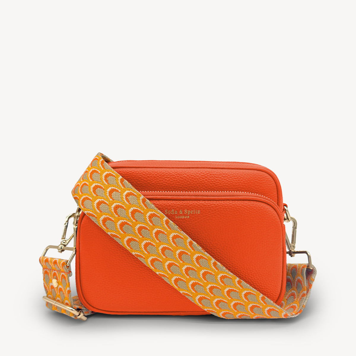 Burnt Orange Peacock Strap