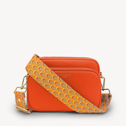 Burnt Orange Peacock Strap