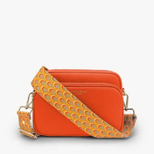 Burnt Orange Peacock Strap