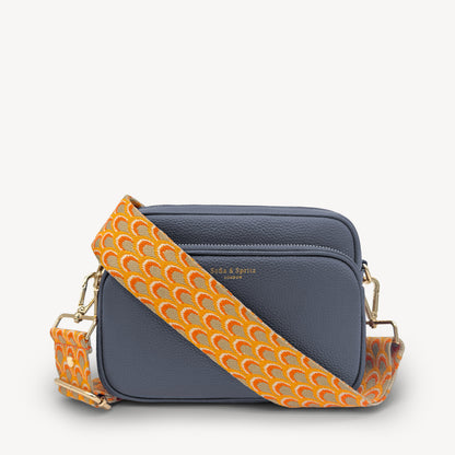 Burnt Orange Peacock Strap