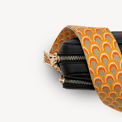 Burnt Orange Peacock Strap