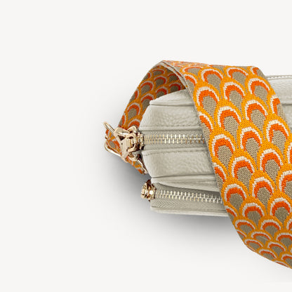 Burnt Orange Peacock Strap