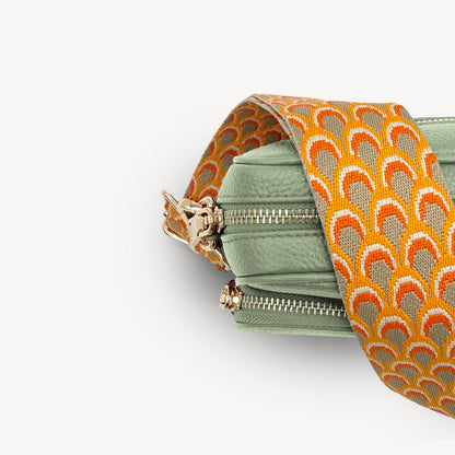 Burnt Orange Peacock Strap