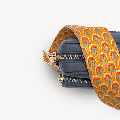 Burnt Orange Peacock Strap