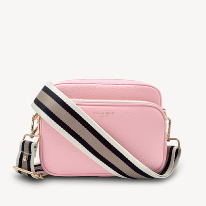 Black, Stone & Tan Stripe Strap