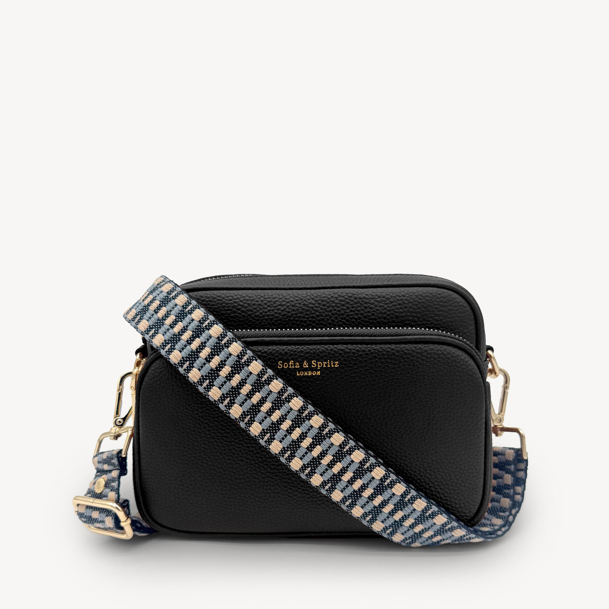 Blue & Stone Zigzag Strap