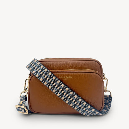 Blue & Stone Zigzag Strap