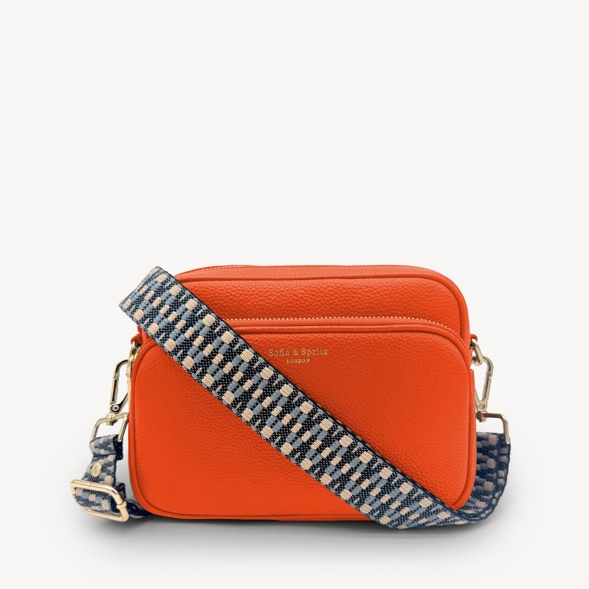 Blue & Stone Zigzag Strap