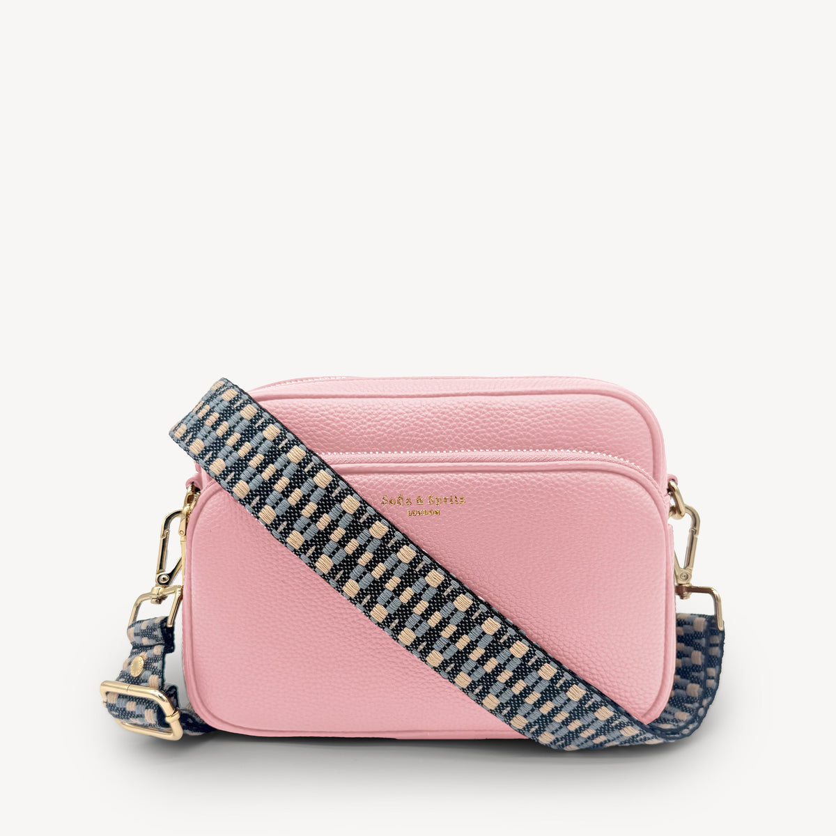 Blue & Stone Zigzag Strap