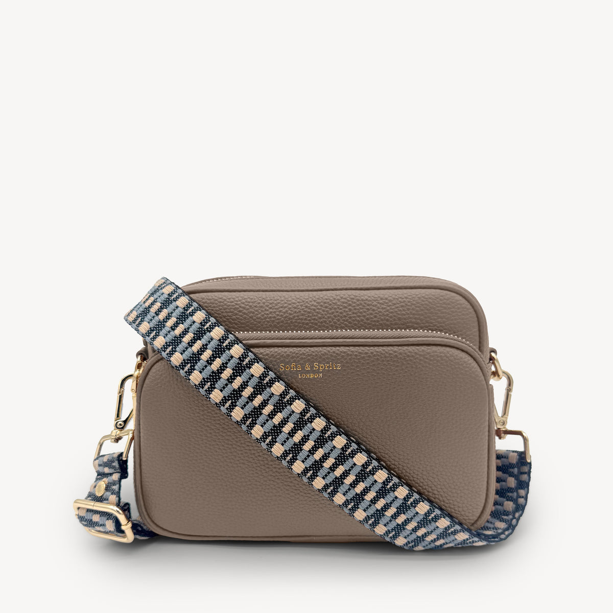 Blue & Stone Zigzag Strap