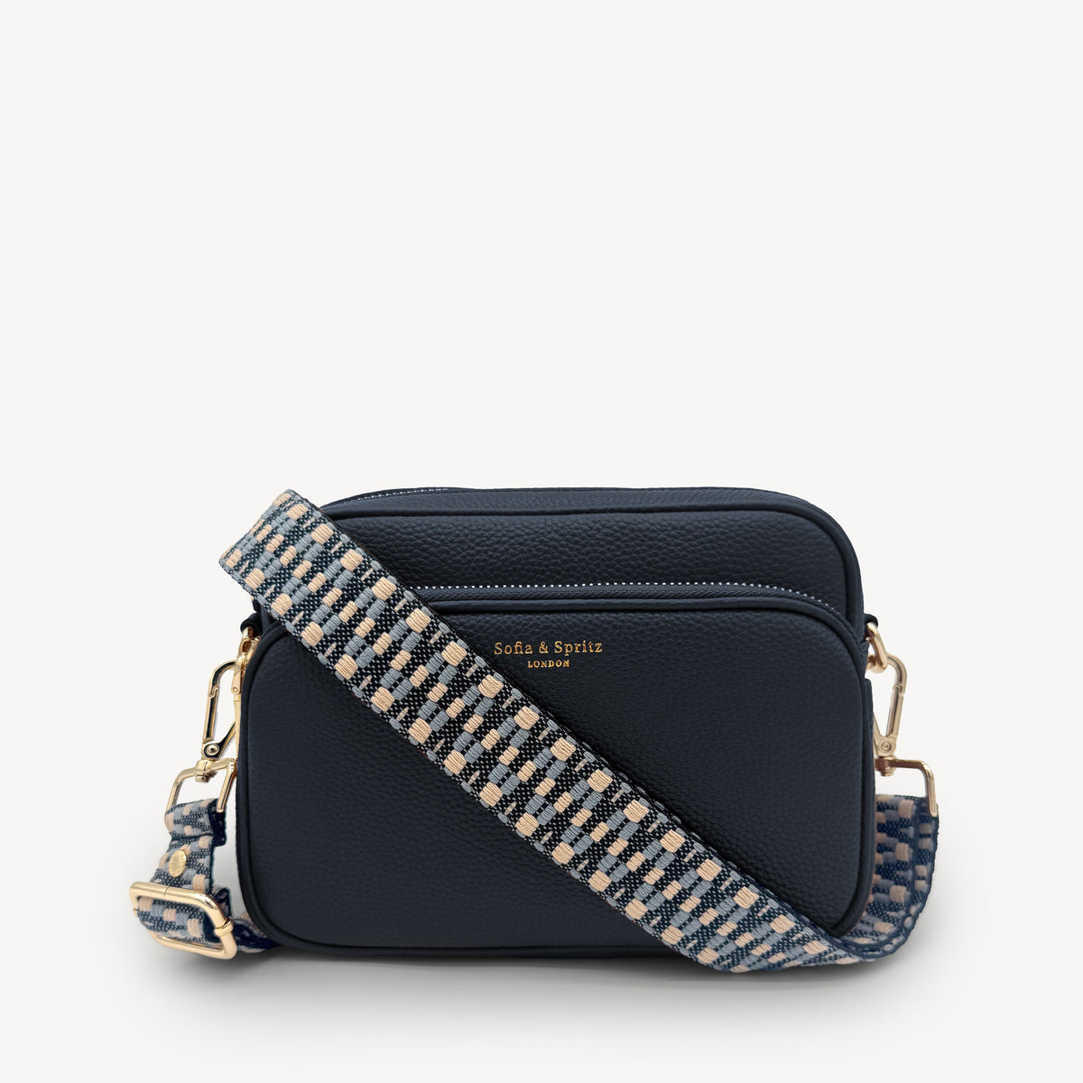 Blue & Stone Zigzag Strap