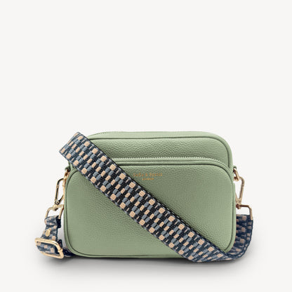 Blue & Stone Zigzag Strap