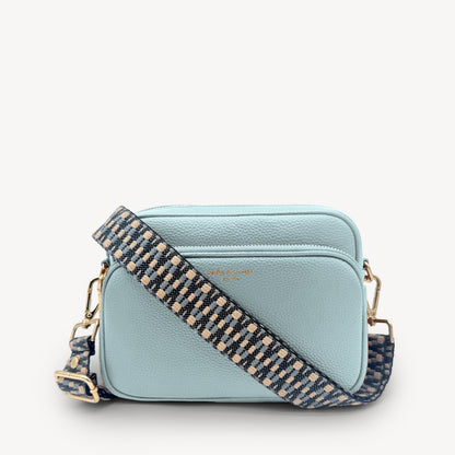 Blue & Stone Zigzag Strap