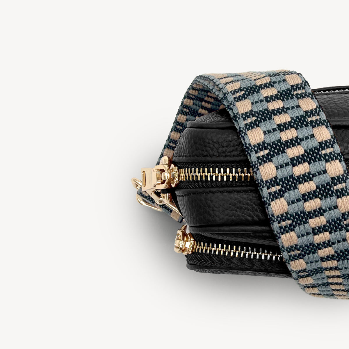 Blue & Stone Zigzag Strap
