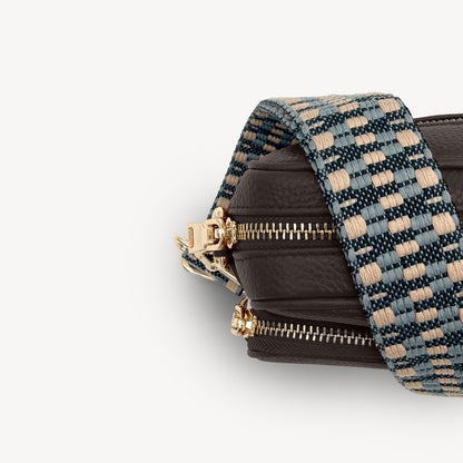 Blue & Stone Zigzag Strap