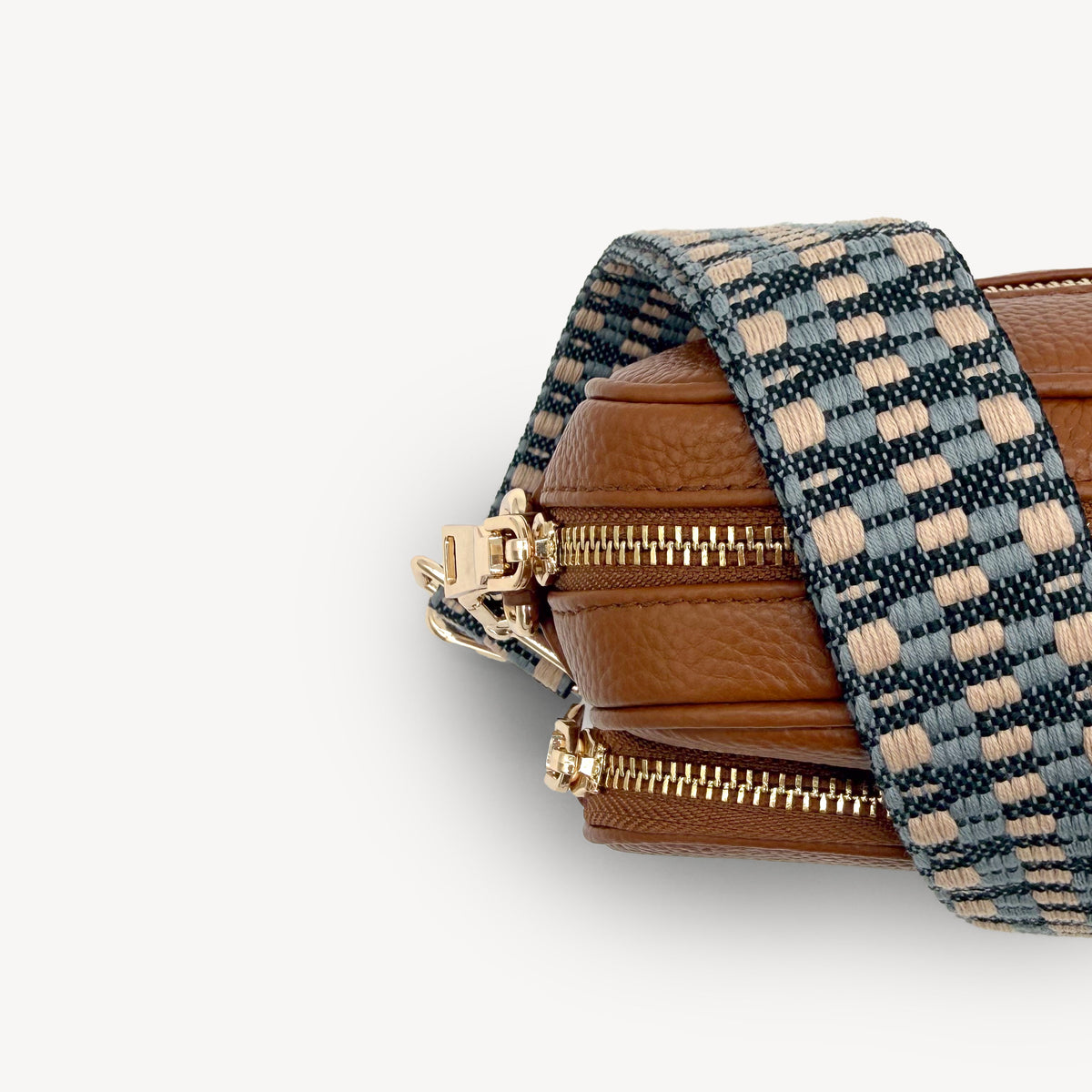Blue & Stone Zigzag Strap