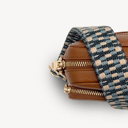 Blue & Stone Zigzag Strap