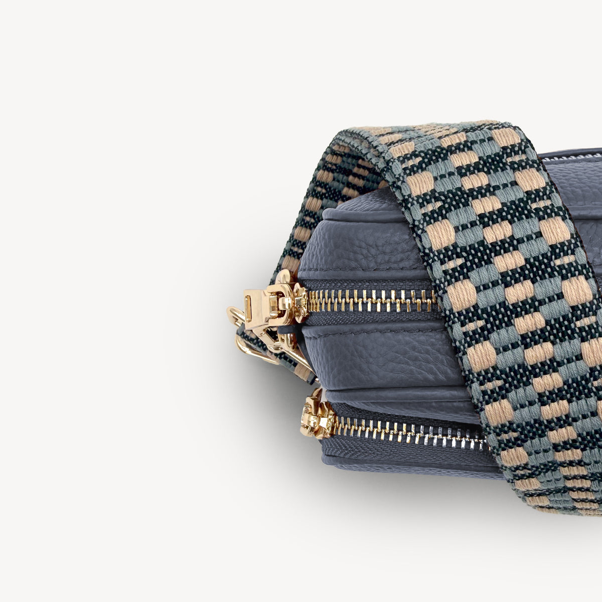 Blue & Stone Zigzag Strap