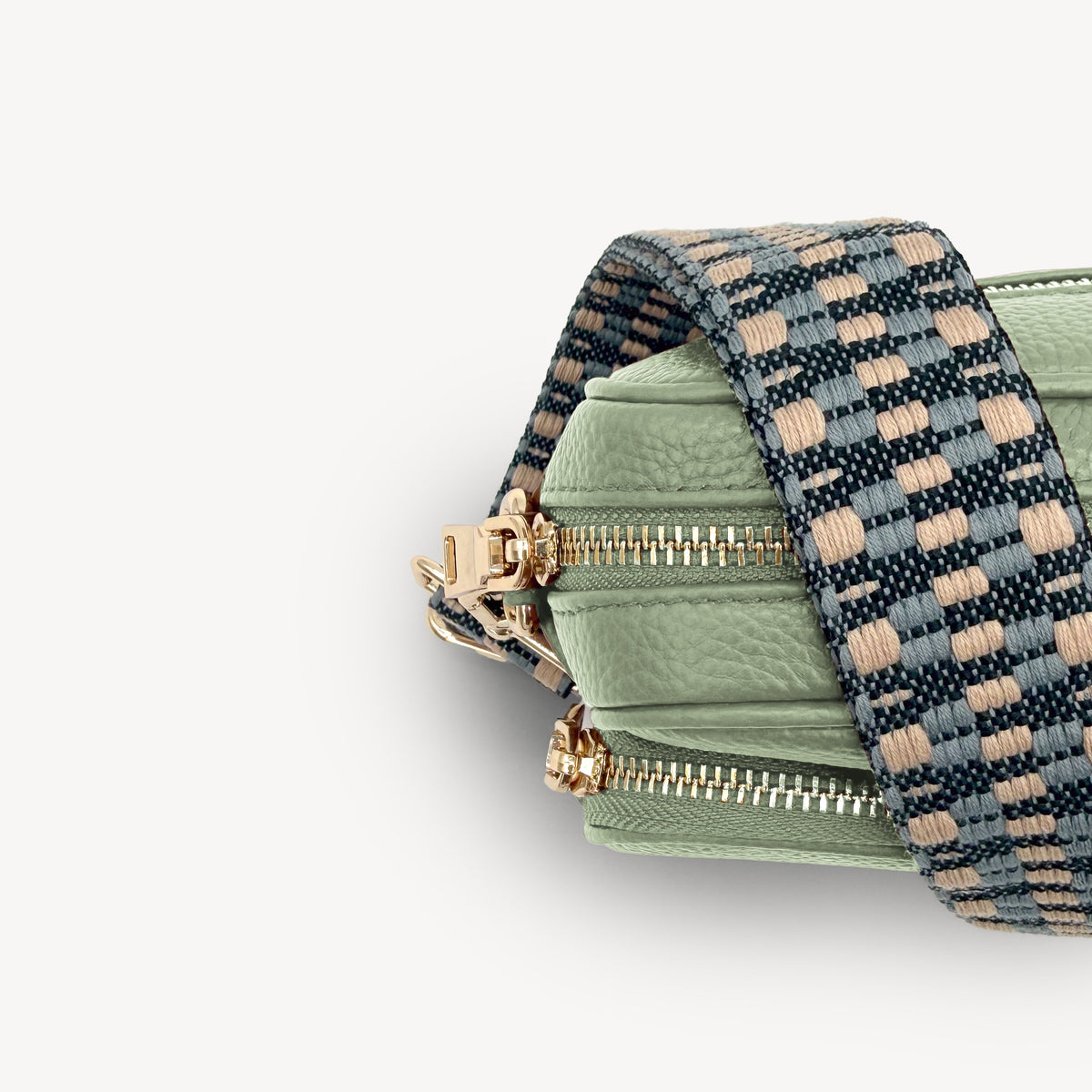 Blue & Stone Zigzag Strap