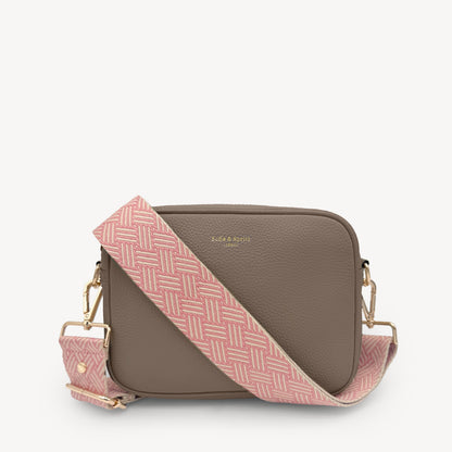 Pink & Stone Weave Strap