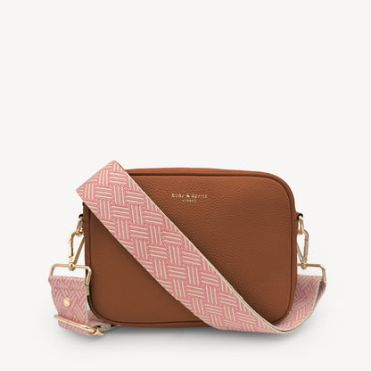 Pink & Stone Weave Strap