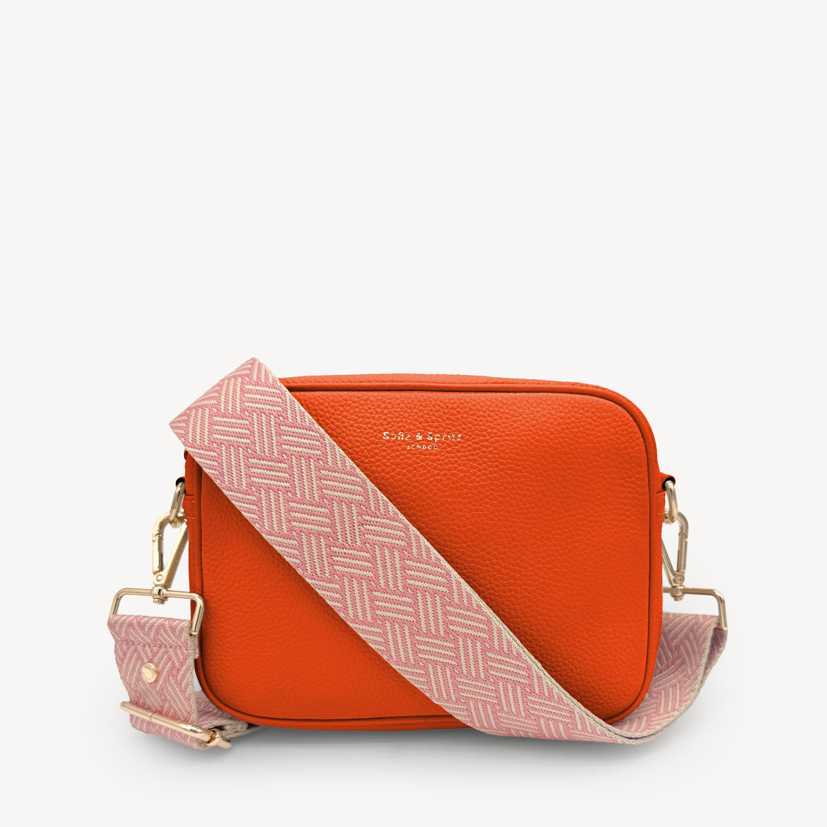 Pink & Stone Weave Strap