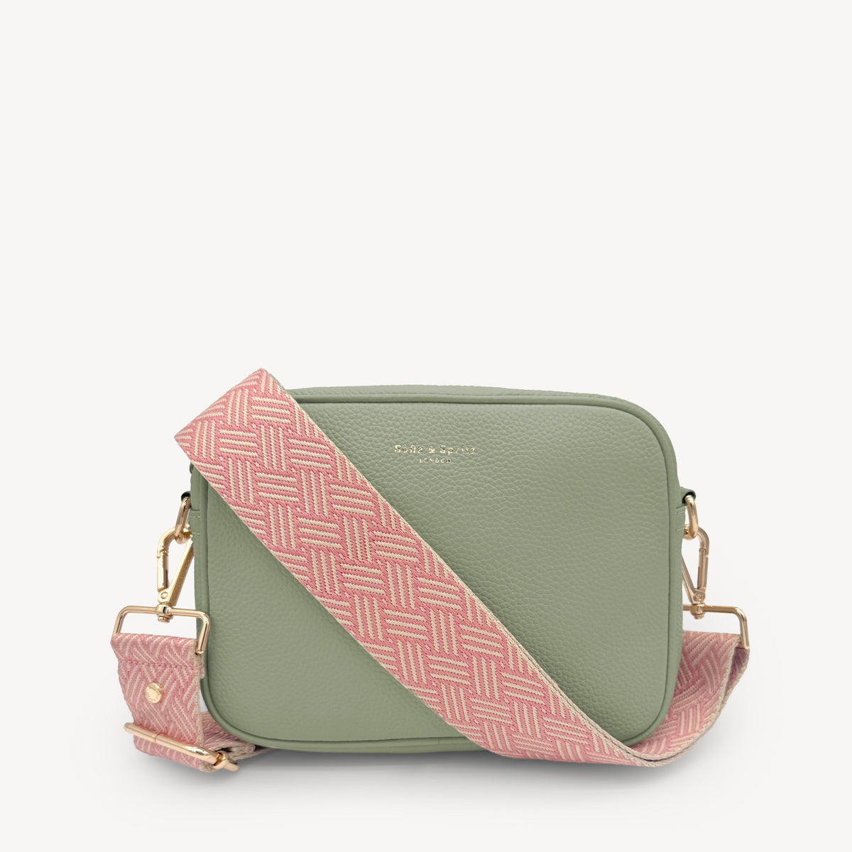 Pink & Stone Weave Strap