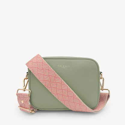 Pink & Stone Weave Strap