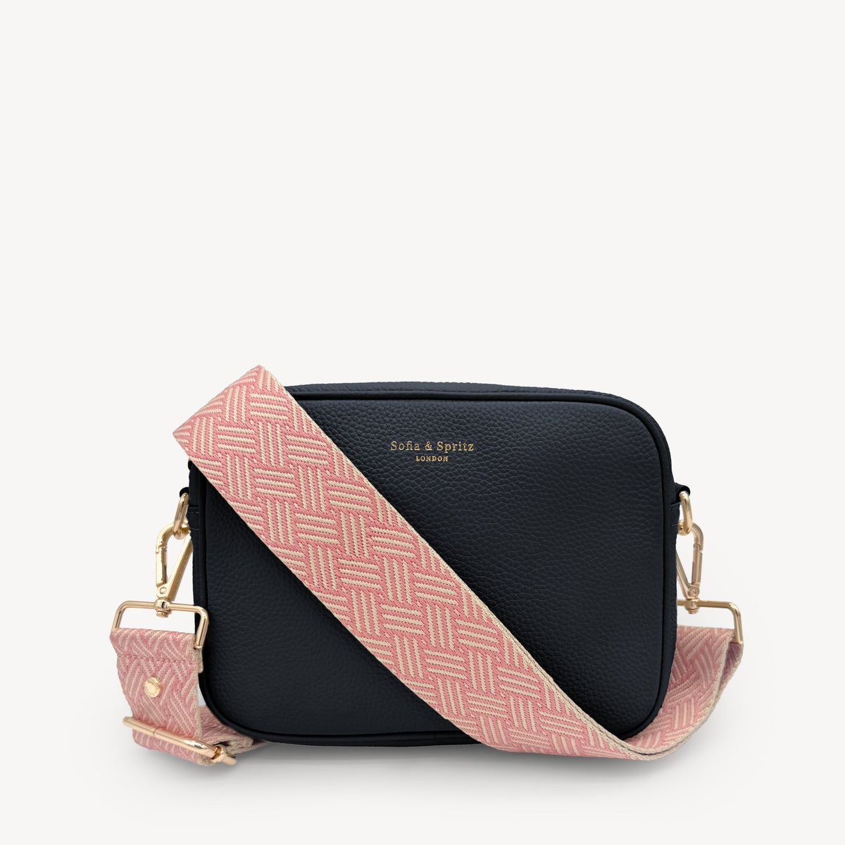 Pink & Stone Weave Strap