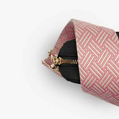 Pink & Stone Weave Strap