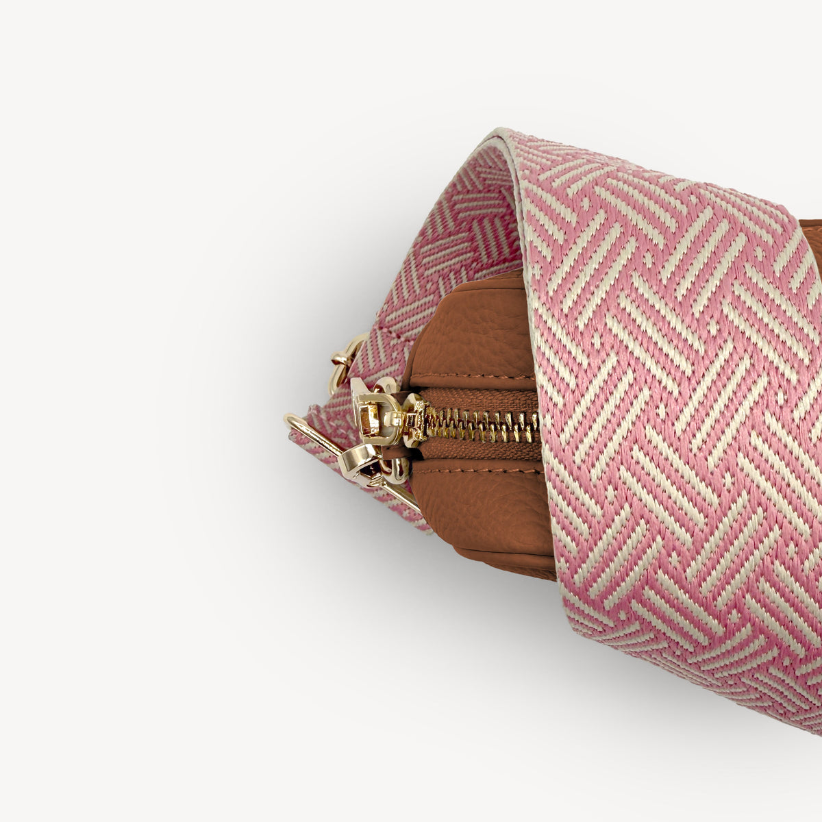 Pink & Stone Weave Strap
