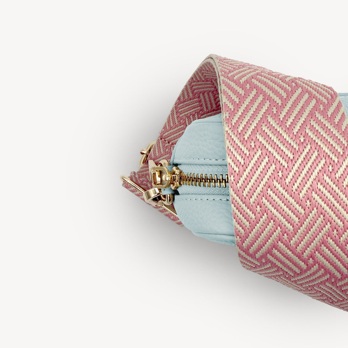 Pink & Stone Weave Strap