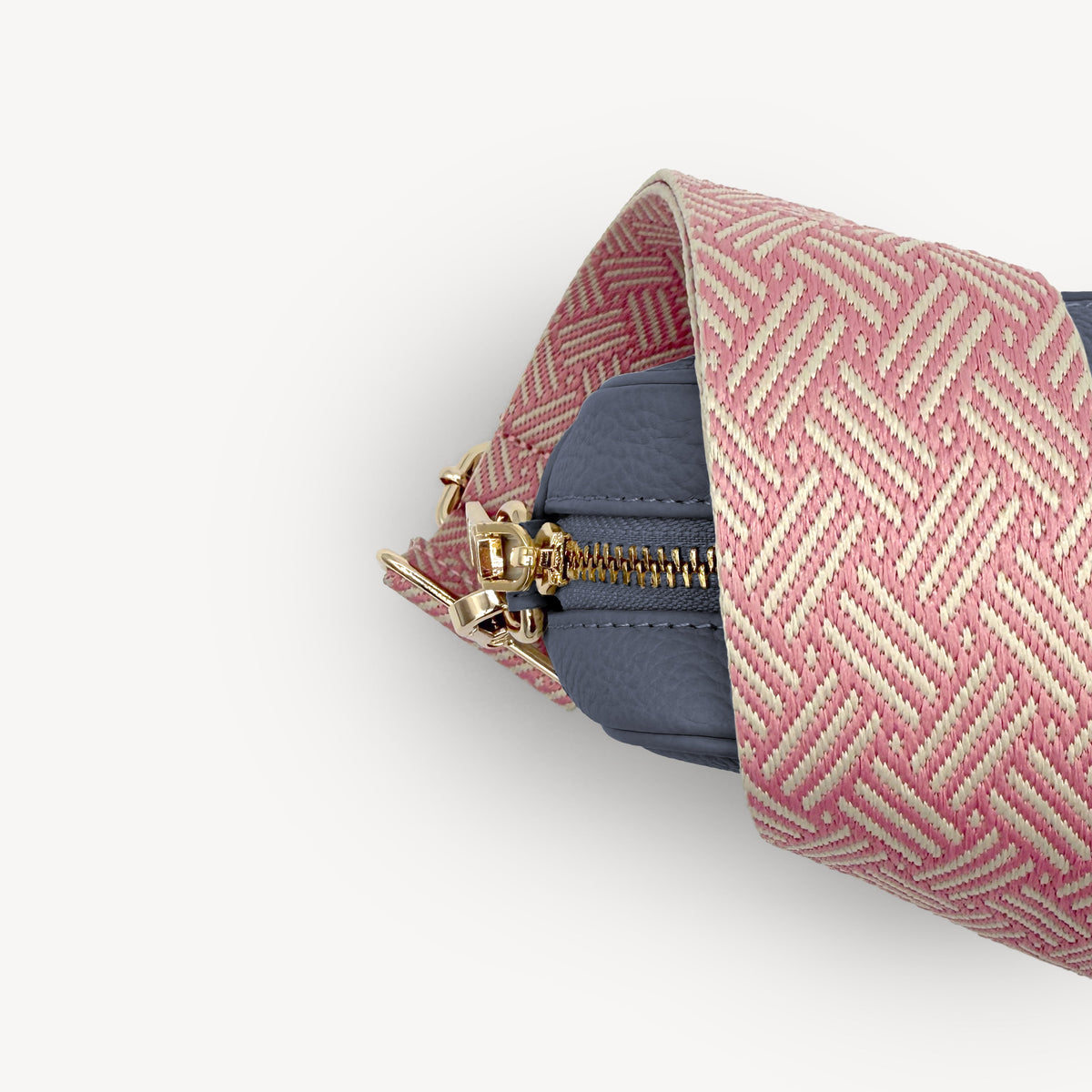 Pink & Stone Weave Strap